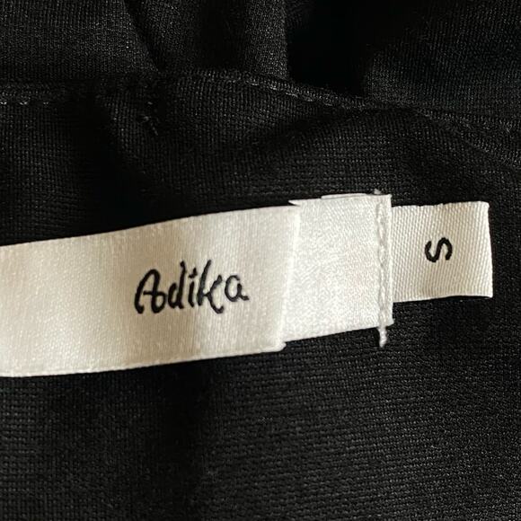 Adika Empire Flare Cut Out Black Pull On Pants Women’s Size Small - Picture 12 of 14